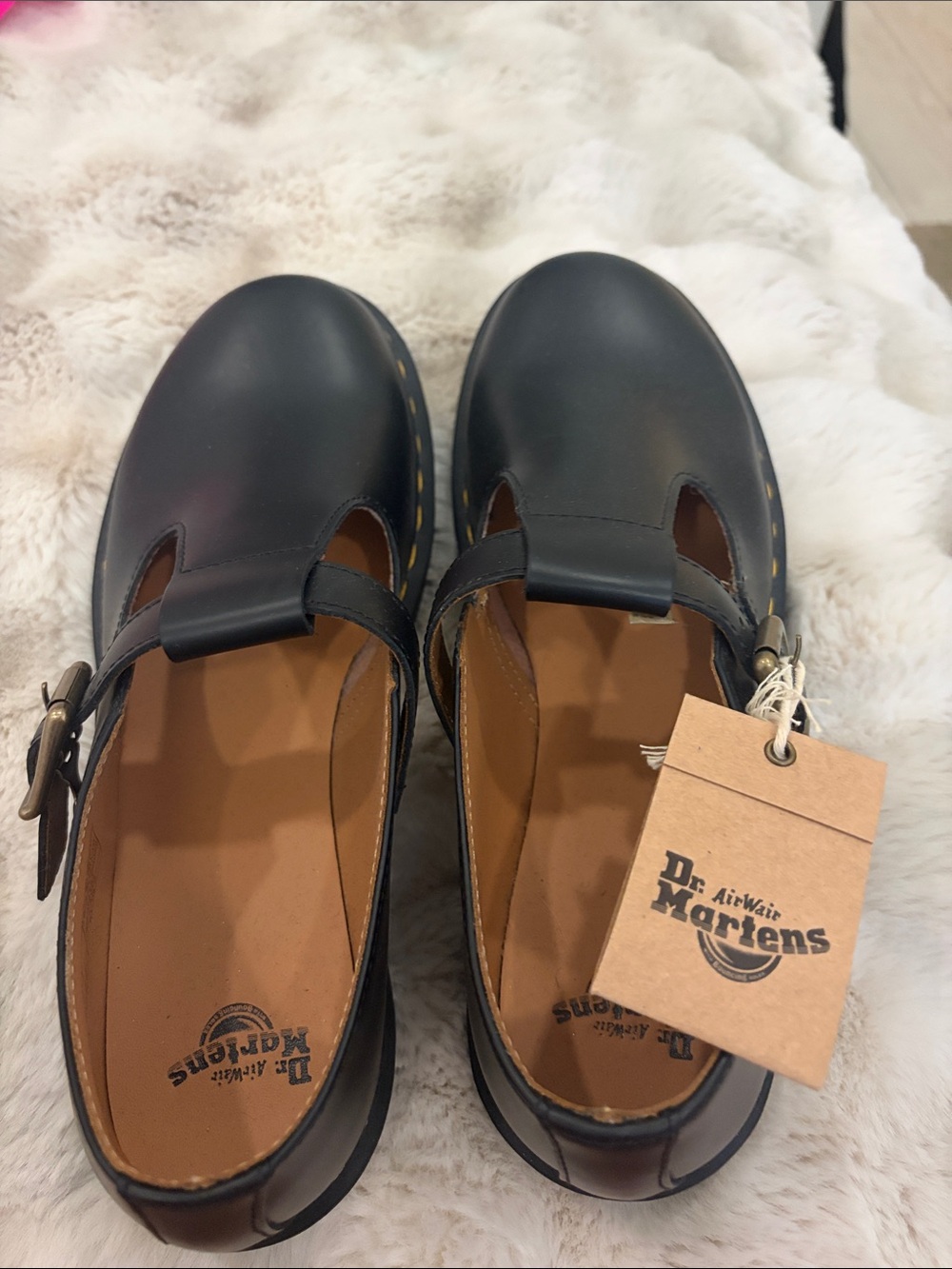 Dr. Martens Black Leather Mary Jane Loafers - Picture 2 of 5